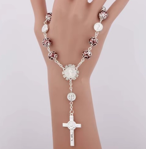One Decade Car Rosary - Brown
